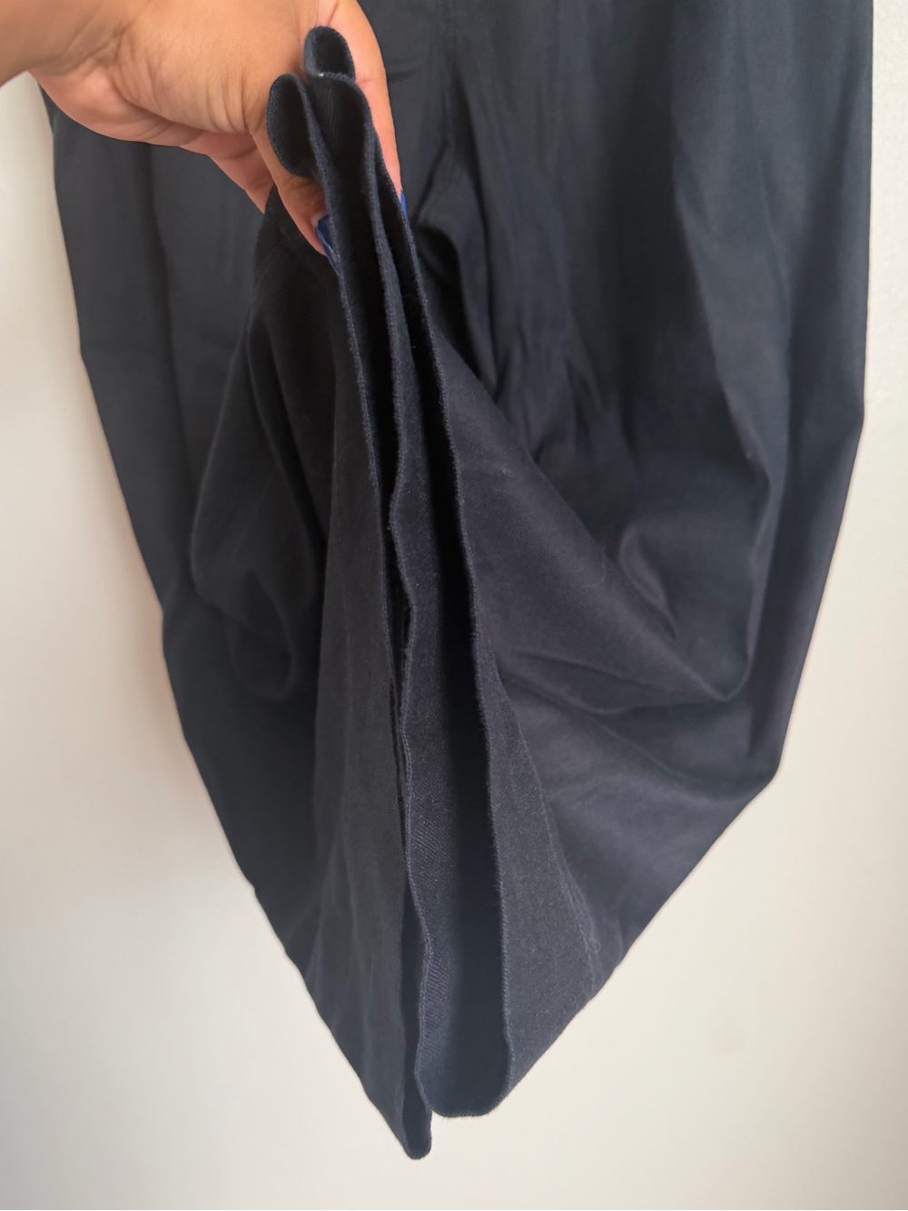 Maeve Colette Linen Stretch Wide Leg Pants Women Size 16W Dark Navy - Picture 4 of 6